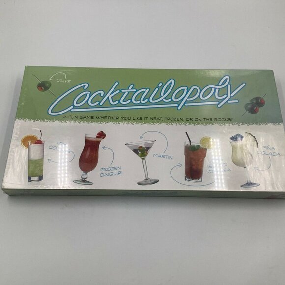 COCKTAILOPOLY Board Game  New Sealed - Picture 3 of 3